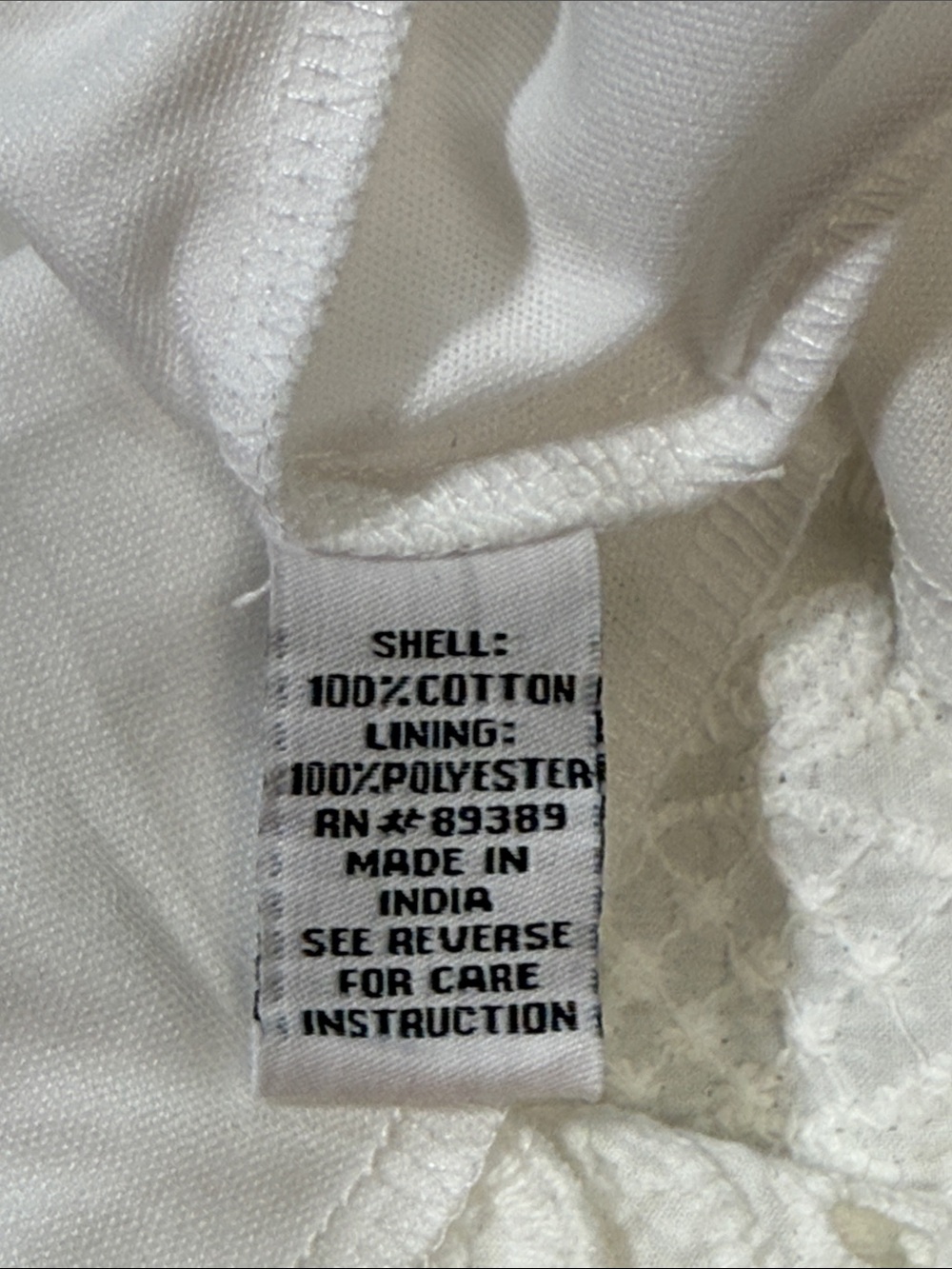 Studio West White Eyelet Tiered Midi Skirt with Scalloped Hem - Picture 5 of 5